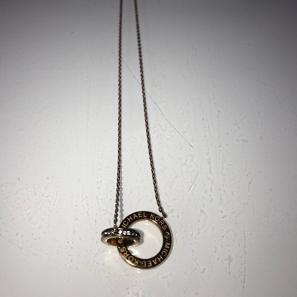 Michael kors gold necklace